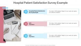Hospital Patient Satisfaction Survey Example In Powerpoint And Google Slides Cpb
