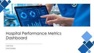 Hospital Performance Metrics Dashboard PPT Example AT