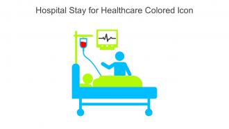 Hospital Stay For Healthcare Colored Icon In Powerpoint Pptx Png And Editable Eps Format