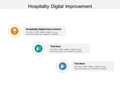 Hospitality digital improvement ppt powerpoint presentation model aids cpb