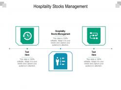 Hospitality stocks management ppt powerpoint presentation infographics grid cpb