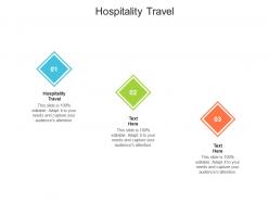 Hospitality travel ppt powerpoint presentation model templates cpb