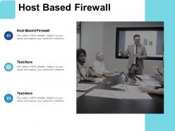 Host based firewall ppt powerpoint presentation layouts templates cpb