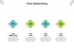 Host networking ppt powerpoint presentation gallery objects cpb