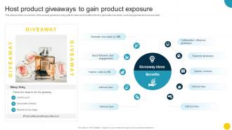 Host Product Giveaways To Gain Product Exposure Optimizing Companys Sales SA SS
