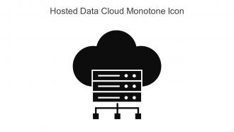 Hosted Data Cloud Monotone Icon In Powerpoint Pptx Png And Editable Eps Format