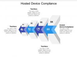 Hosted device compliance ppt powerpoint presentation slides cpb