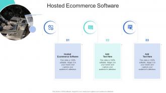 Hosted Ecommerce Software In Powerpoint And Google Slides Cpb