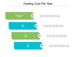 Hosting cost per year ppt powerpoint presentation infographics templates cpb