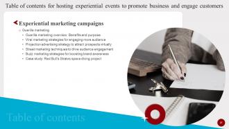 Hosting Experiential Events To Promote Business And Engage Customers MKT CD V Editable Impactful