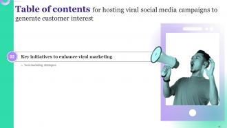 Hosting Viral Social Media Campaigns To Generate Customer Interest Powerpoint Presentation Slides Aesthatic Visual