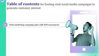 Hosting Viral Social Media Campaigns To Generate Customer Interest Powerpoint Presentation Slides Image Informative