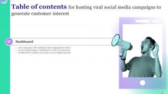 Hosting Viral Social Media Campaigns To Generate Customer Interest Powerpoint Presentation Slides Content Ready Informative