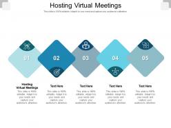 Hosting virtual meetings ppt powerpoint presentation slides styles cpb