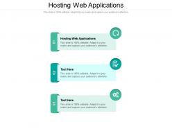 Hosting web applications ppt powerpoint presentation infographics slides cpb