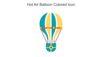 Hot Air Balloon Colored Icon In Powerpoint Pptx Png And Editable Eps Format