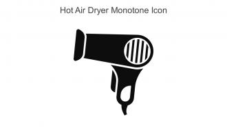 Hot Air Dryer Monotone Icon In Powerpoint Pptx Png And Editable Eps Format