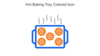Hot Baking Tray Colored Icon In Powerpoint Pptx Png And Editable Eps Format
