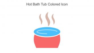 Hot Bath Tub Colored Icon In Powerpoint Pptx Png And Editable Eps Format