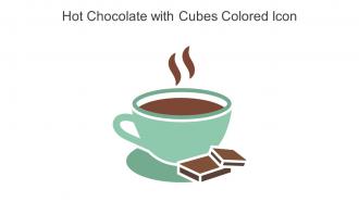 Hot Chocolate With Cubes Colored Icon In Powerpoint Pptx Png And Editable Eps Format