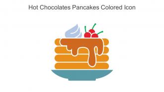 Hot Chocolates Pancakes Colored Icon In Powerpoint Pptx Png And Editable Eps Format