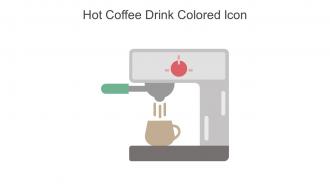 Hot Coffee Drink Colored Icon In Powerpoint Pptx Png And Editable Eps Format
