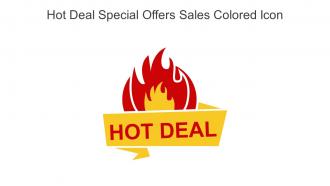 Hot Deal Special Offers Sales Colored Icon In Powerpoint Pptx Png And Editable Eps Format