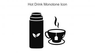 Hot Drink Monotone Icon In Powerpoint Pptx Png And Editable Eps Format