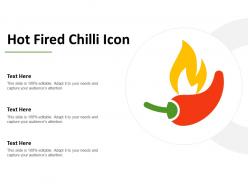 Hot fired chilli icon