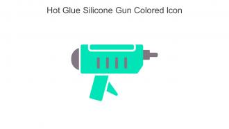 Hot Glue Silicone Gun Colored Icon In Powerpoint Pptx Png And Editable Eps Format