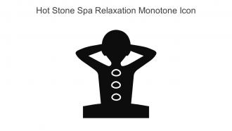 Hot Stone Spa Relaxation Monotone Icon In Powerpoint Pptx Png And Editable Eps Format