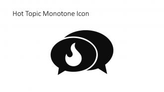Hot Topic Monotone Icon In Powerpoint Pptx Png And Editable Eps Format