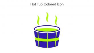 Hot Tub Colored Icon In Powerpoint Pptx Png And Editable Eps Format