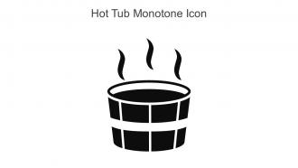Hot Tub Monotone Icon In Powerpoint Pptx Png And Editable Eps Format