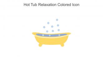 Hot Tub Relaxation Colored Icon In Powerpoint Pptx Png And Editable Eps Format