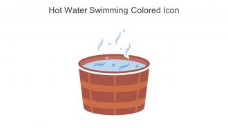 Hot Water Swimming Colored Icon In Powerpoint Pptx Png And Editable Eps Format