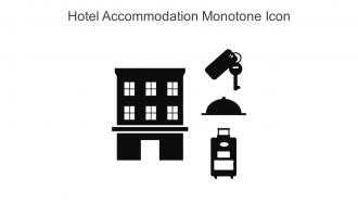 Hotel Accommodation Monotone Icon In Powerpoint Pptx Png And Editable Eps Format