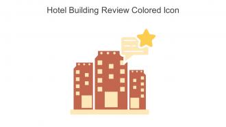 Hotel Building Review Colored Icon In Powerpoint Pptx Png And Editable Eps Format