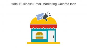 Hotel Business Email Marketing Colored Icon In Powerpoint Pptx Png And Editable Eps Format
