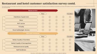 Hotel Customer Satisfaction Survey Powerpoint Ppt Template Bundles Idea Images
