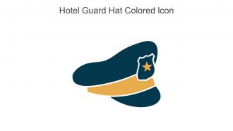Hotel Guard Hat Colored Icon In Powerpoint Pptx Png And Editable Eps Format