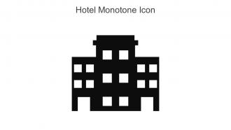 Hotel Monotone Icon In Powerpoint Pptx Png And Editable Eps Format