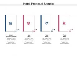 Hotel proposal sample ppt powerpoint presentation icon vector cpb