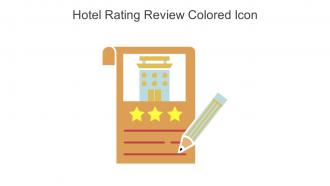 Hotel Rating Review Colored Icon In Powerpoint Pptx Png And Editable Eps Format