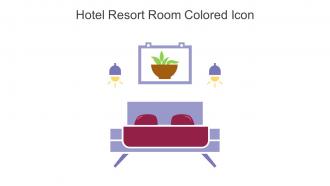 Hotel Resort Room Colored Icon In Powerpoint Pptx Png And Editable Eps Format
