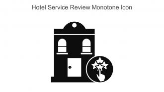 Hotel Service Review Monotone Icon In Powerpoint Pptx Png And Editable Eps Format