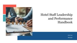Hotel Staff Leadership And Performance Handbook PPT Structure AT