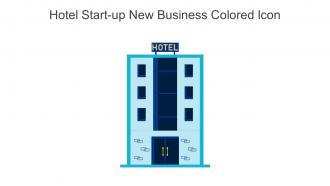 Hotel Start Up New Business Colored Icon In Powerpoint Pptx Png And Editable Eps Format