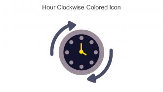 Hour Clockwise Colored Icon In Powerpoint Pptx Png And Editable Eps Format