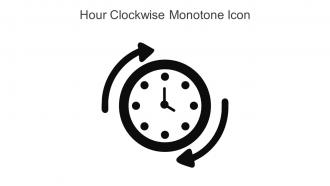 Hour Clockwise Monotone Icon In Powerpoint Pptx Png And Editable Eps Format